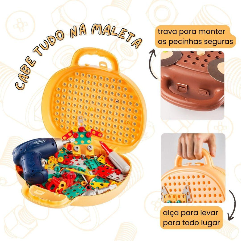 Maleta Criativa 204 peças - Loja Forsch