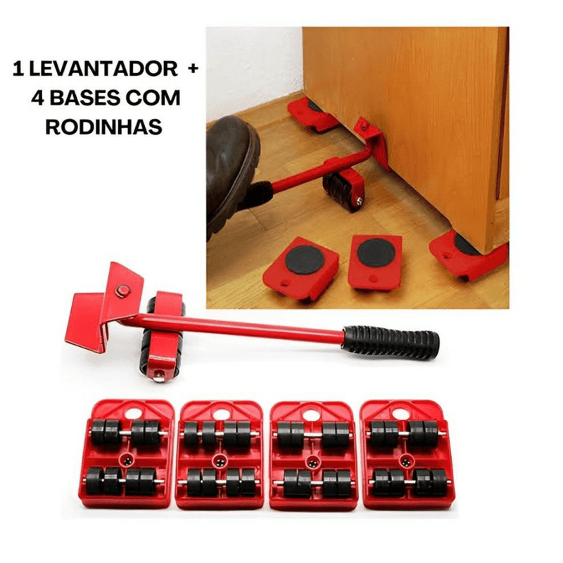 Movedor e Levantador para Móveis Kit 5 Pçs - MoveMaster - Loja Forsch