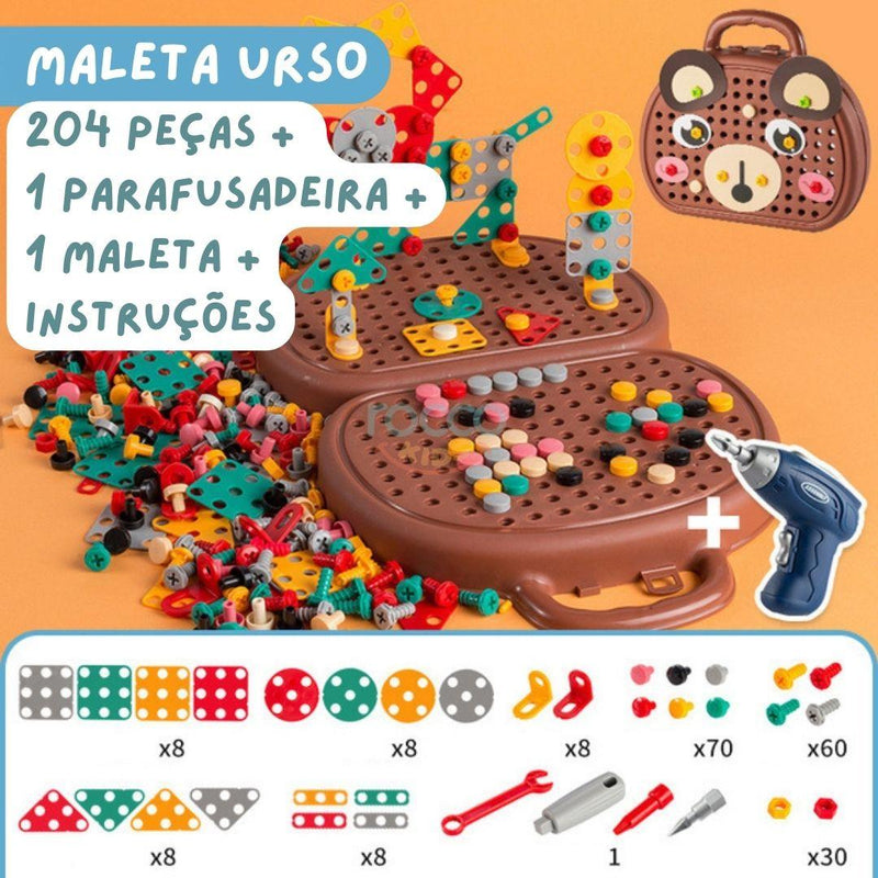 Maleta Criativa 204 peças - Loja Forsch