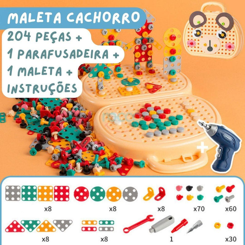 Maleta Criativa 204 peças - Loja Forsch