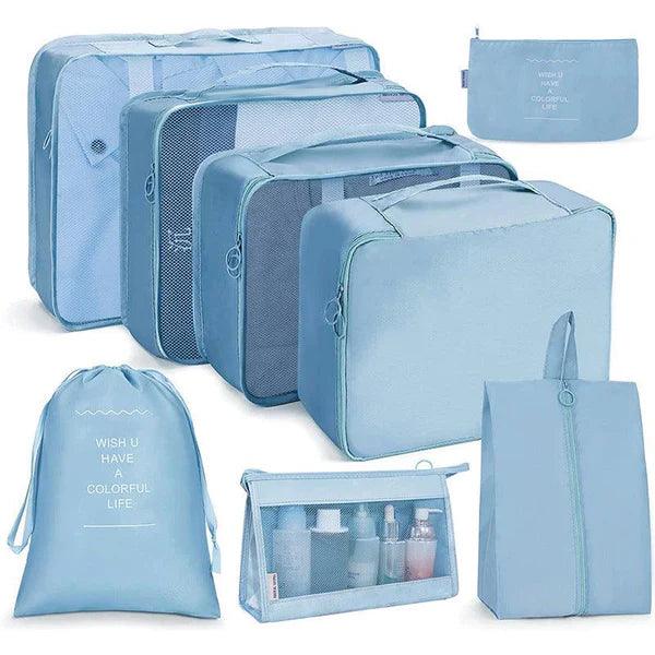 Kit 7 Bolsas Organizadoras Para Mala de Viagem - TRAVEL BAG - [PAGUE 4 LEVE 7 - PROMOÇÃO POR TEMPO LIMITADO] - Loja Forsch