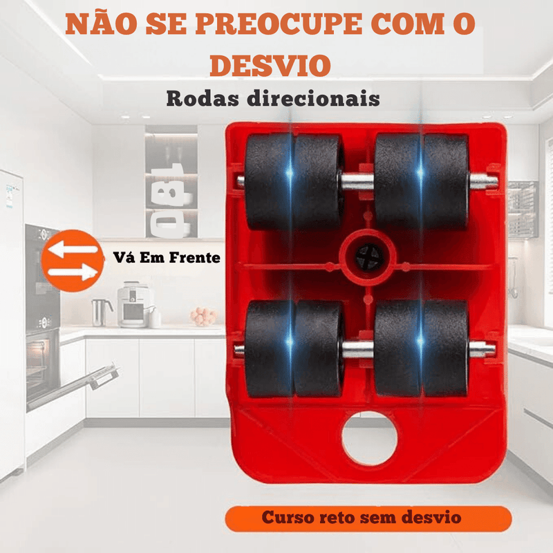 Movedor e Levantador para Móveis Kit 5 Pçs - MoveMaster - Loja Forsch