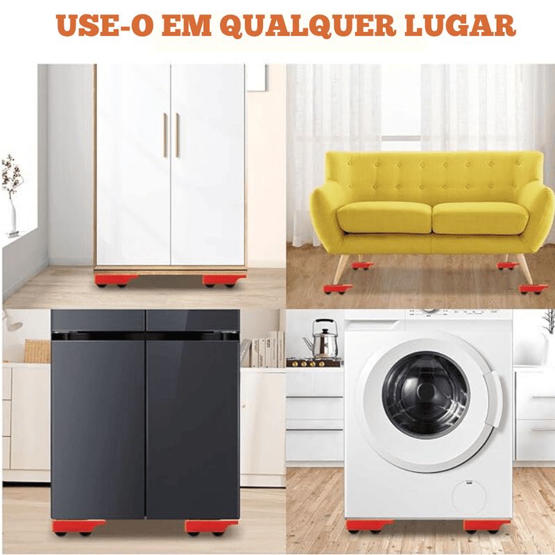 Movedor e Levantador para Móveis Kit 5 Pçs - MoveMaster - Loja Forsch