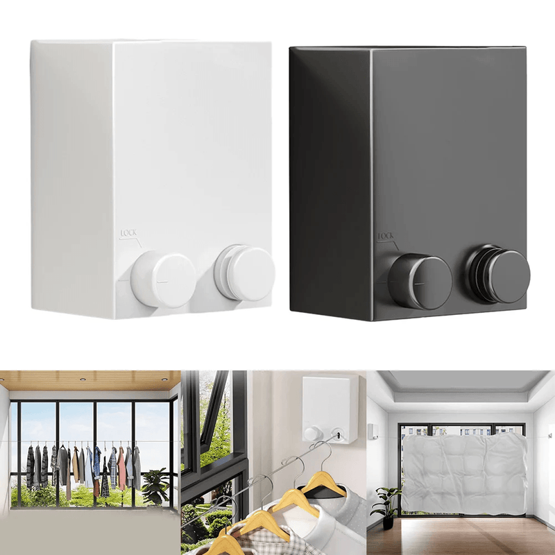 MAX - Varal Automático Retrátil - Recolhível (AÇO INOX) - Loja Forsch