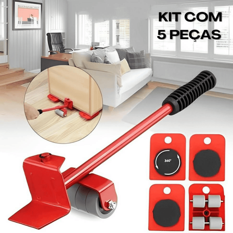 Movedor e Levantador para Móveis Kit 5 Pçs - MoveMaster - Loja Forsch