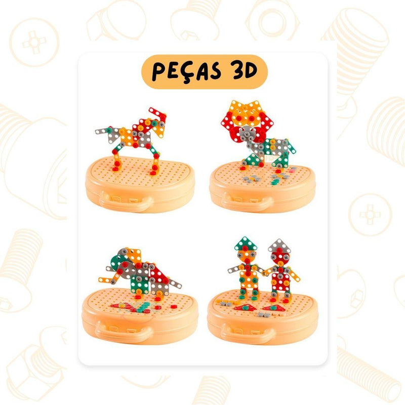 Maleta Criativa 204 peças - Loja Forsch