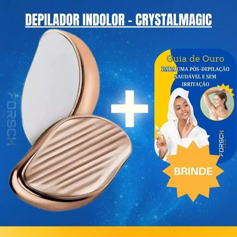 Depilador Indolor - CrystalMagic + 01 BRINDE EXCLUSIVO
