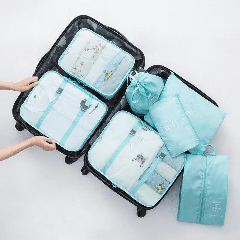 Kit 7 Bolsas Organizadoras Para Mala de Viagem - TRAVEL BAG - [PAGUE 4 LEVE 7 - PROMOÇÃO POR TEMPO LIMITADO] - Loja Forsch