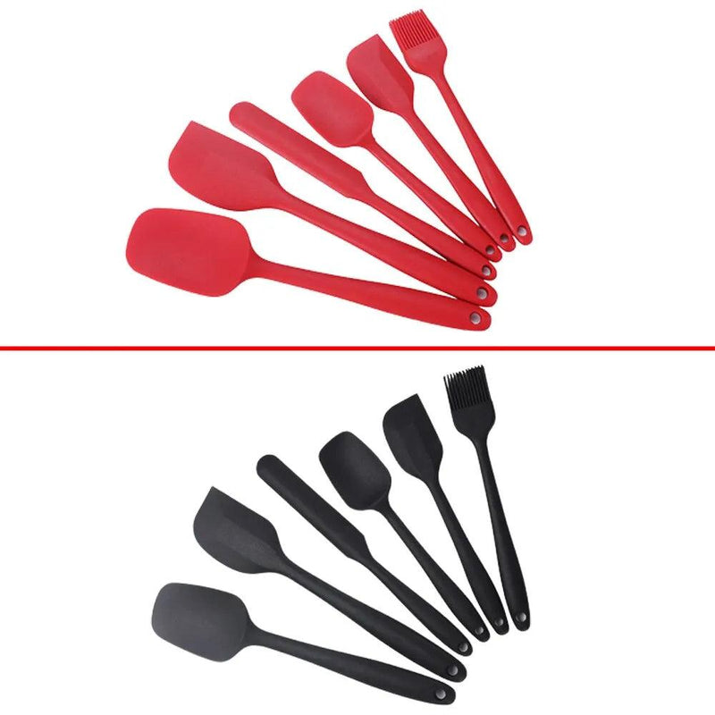 Conjunto de Espátula de Silicone Antiaderente 6 PCS - Loja Forsch