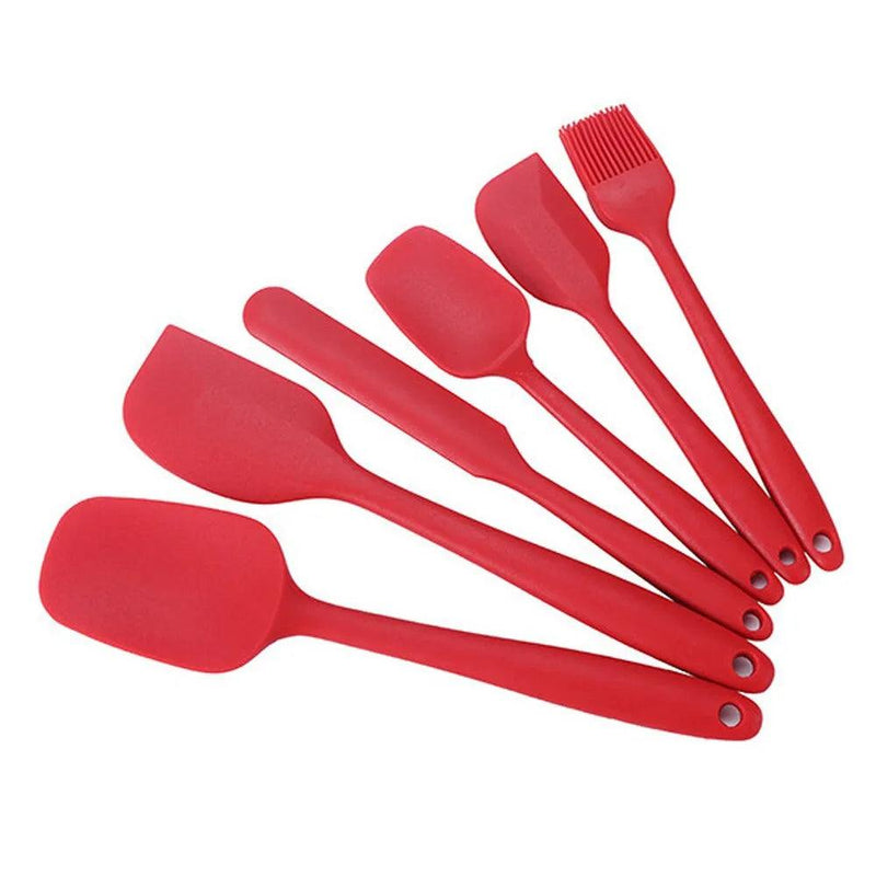 Conjunto de Espátula de Silicone Antiaderente 6 PCS - Loja Forsch