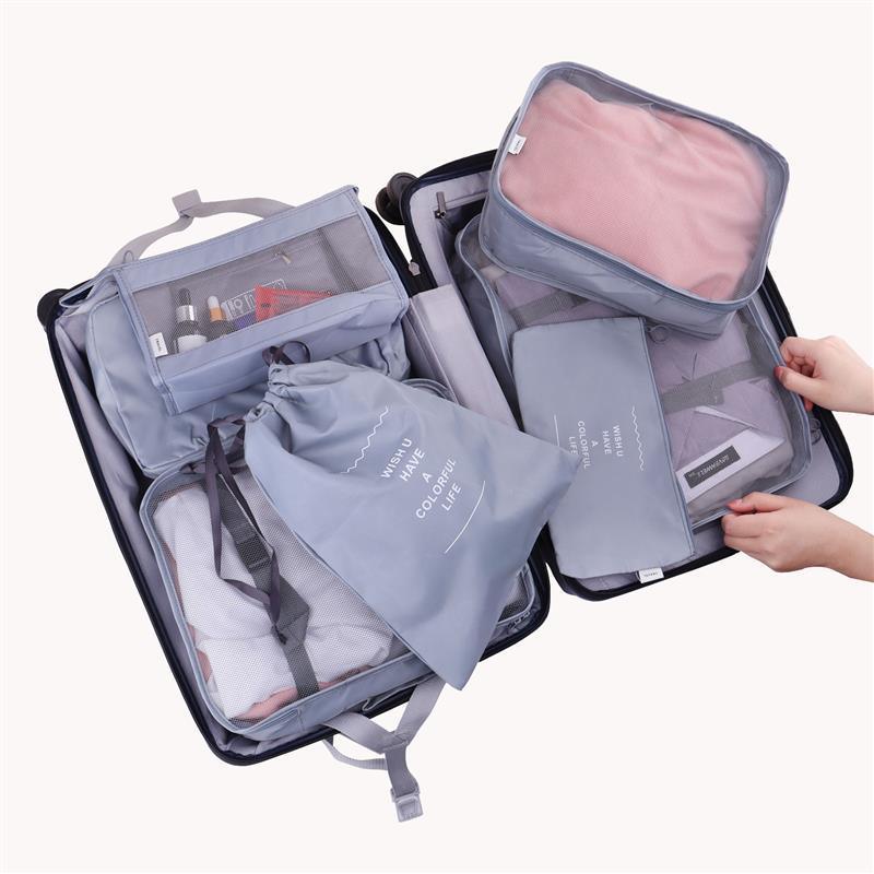 Kit 7 Bolsas Organizadoras Para Mala de Viagem - TRAVEL BAG - [PAGUE 4 LEVE 7 - PROMOÇÃO POR TEMPO LIMITADO] - Loja Forsch