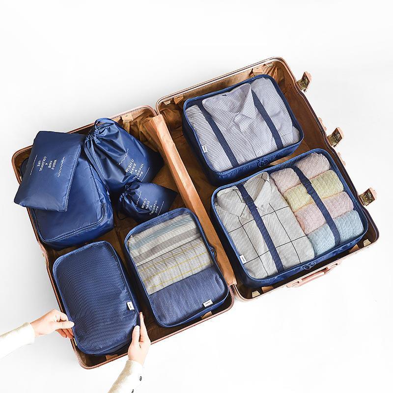 Kit 7 Bolsas Organizadoras Para Mala de Viagem - TRAVEL BAG - [PAGUE 4 LEVE 7 - PROMOÇÃO POR TEMPO LIMITADO] - Loja Forsch