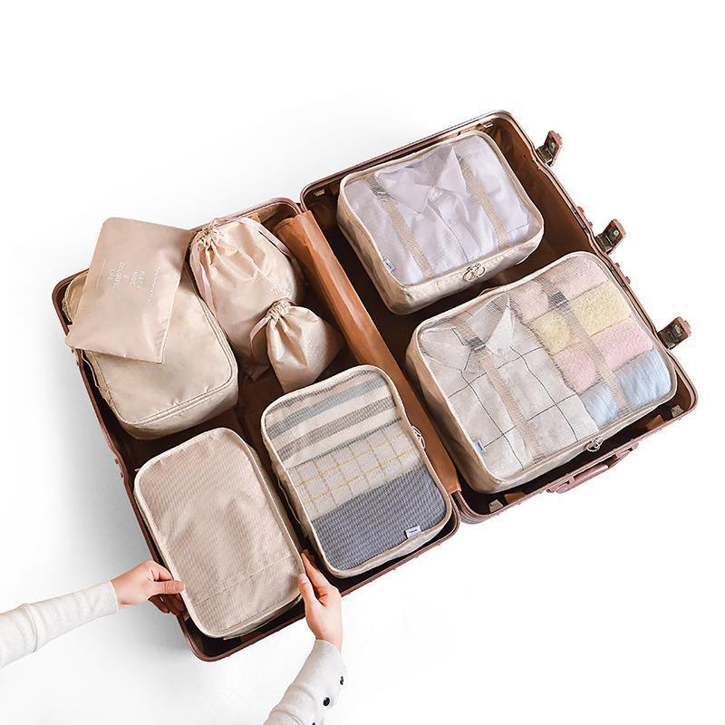 Kit 7 Bolsas Organizadoras Para Mala de Viagem - TRAVEL BAG - [PAGUE 4 LEVE 7 - PROMOÇÃO POR TEMPO LIMITADO] - Loja Forsch