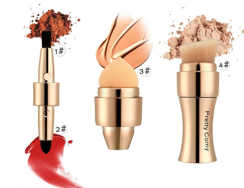 Pincel para Maquiagem 4 em 1 - Make Beauty - Loja Forsch