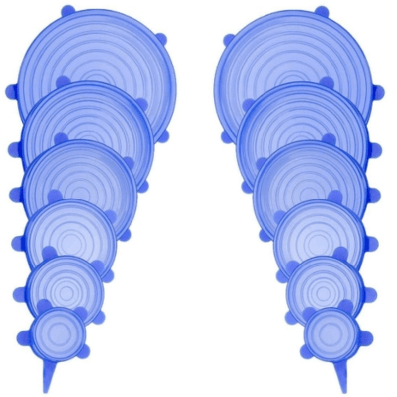 Compre 6 Leve 12 - Kit 12 Tampas de Silicone (UNIVERSAL) - ElasticPower - Loja Forsch