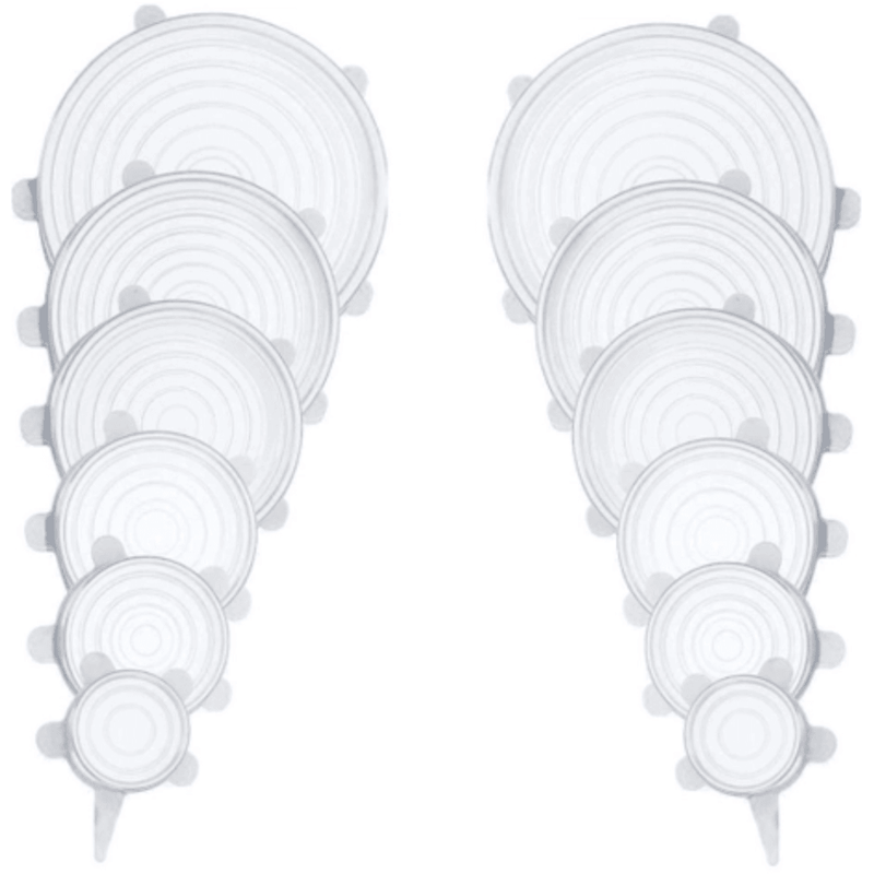 Compre 6 Leve 12 - Kit 12 Tampas de Silicone (UNIVERSAL) - ElasticPower - Loja Forsch